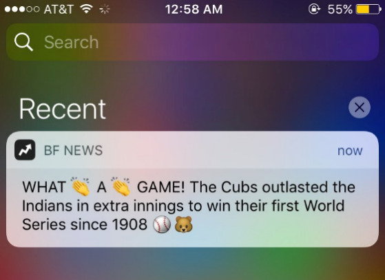 examples of Mobile Push Notifications 11.1